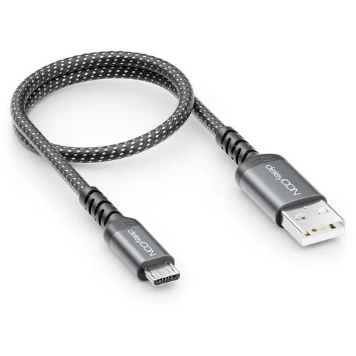 0,3m USB 2.0 Micro USB Kabel Ladekabel 2A Datenkabel USB-A auf Micro USB Handy