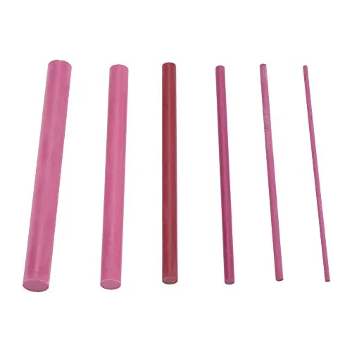 Professional Ruby Whetstone, 6 PCS 30000# Grit Polishing Oil Stone Sharpener Sharpening Stone Whetstone Tool Set