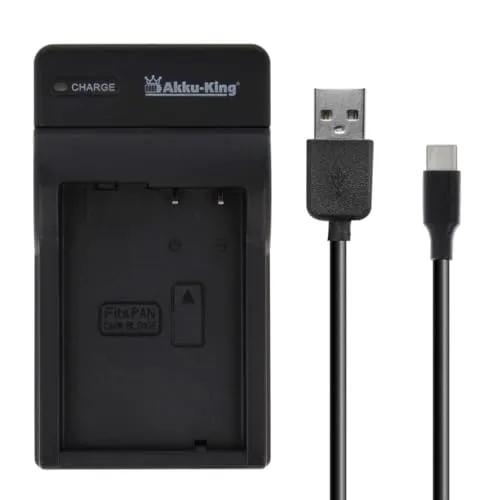 USB-Akku-Ladegerät kompatibel mit Panasonic DMW-BLD10E