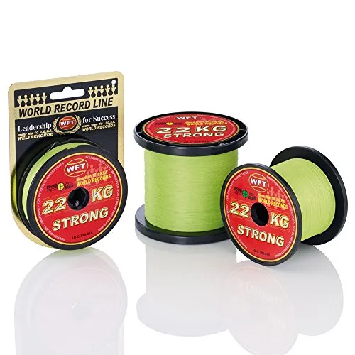 WFT KG Strong Schnur 300m 0,12mm 15kg – Gelb von WFT