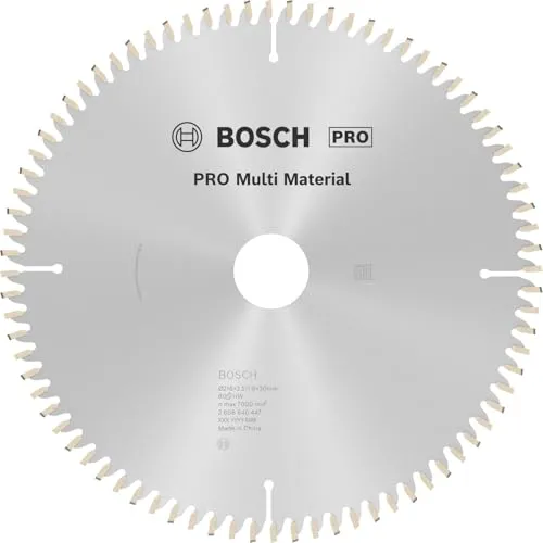 Bosch Kreissägeblatt PRO Multi Material 2608640447, 216 x 30mm, 80 Zähne