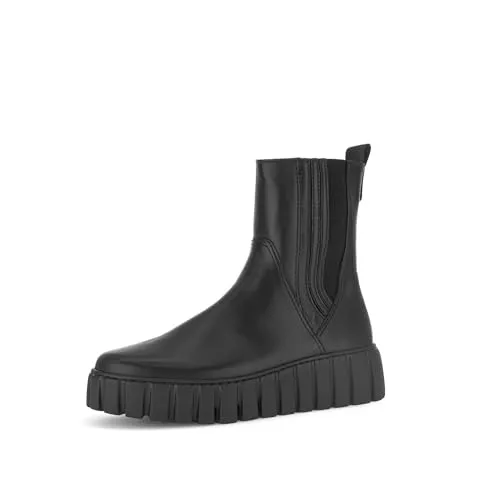 Gabor Chelseaboots schwarz 35,5 EU (3 UK) - Wanderschuhe in klassischem Design, aus hochwertigem Glattleder mit herausnehmbarer Einlegesohle für optimalen Komfort.