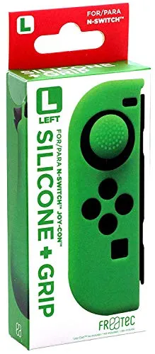 Switch Joy Con Silicone Skin + Grip - Left - Green