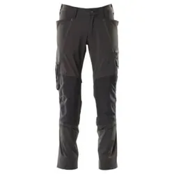 MASCOT ACCELERATE Hose mit Knietaschen Schwarz 18479-311-09 - Arbeits- & Schutzkleidung mit ULTIMATE STRETCH für maximale Bewegungsfreiheit. Die wasserabweisende Hose bietet strapazierfähige CORDURA® Knietaschen und ist Oeko-Tex® zertifiziert.