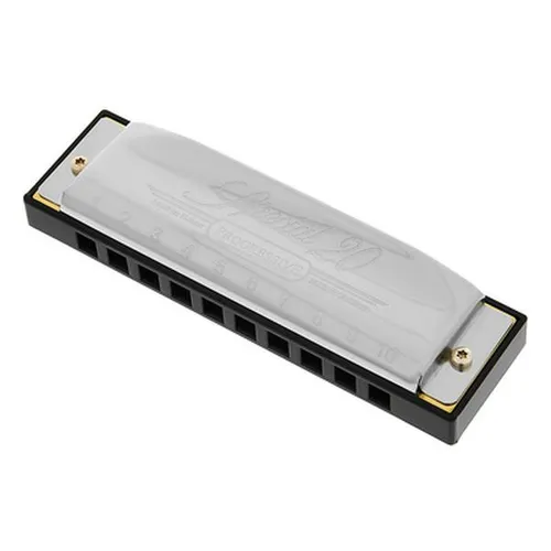 Hohner Special 20 Progressive A - Diatonische Mundharmonika - Diatonische Mundharmonika in A-Stimmung mit 20 Stimmzungen, aus robustem Metall und inklusive Etui. Ideal für Musiker, die Wert auf Klangqualität legen.