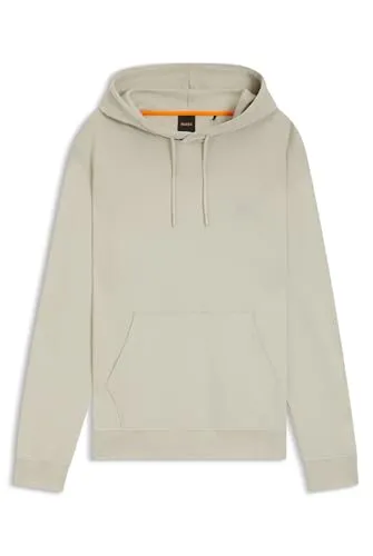 BOSS Herren Wetalk Kapuzensweatshirt, Light Beige - Kapuzenpullover aus 100% Baumwolle im Regular Fit, ideal für einen lässigen Look mit Langarm und Kordelzug.