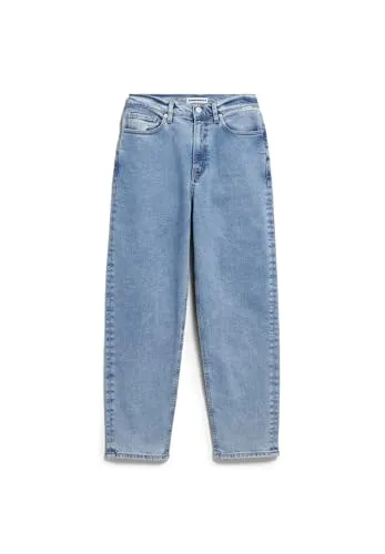 ARMEDANGELS Damen Mom Jeans MAIRAA - Nachhaltige Jeans im Mom Fit aus recyceltem Baumwollmix, ideal für umweltbewusste Modebewusste.