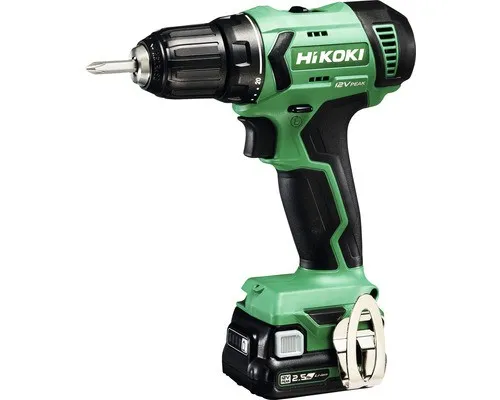 Hikoki DS12DA Bohrschrauber - Akkuschrauber mit leistungsstarkem Akku, ideal für präzises Bohren und Schrauben in Holz und Metall.