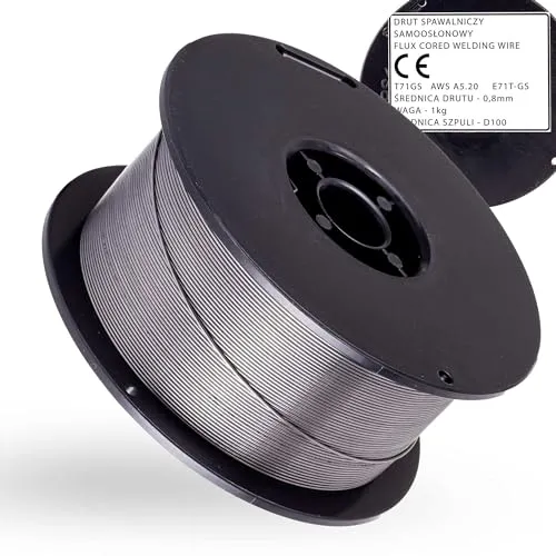 SCHWEIßDRAHT 1 Kg 0,8m Selbstschützender MIG/MAG-Schweißdraht Ohne Gas E71T-GS