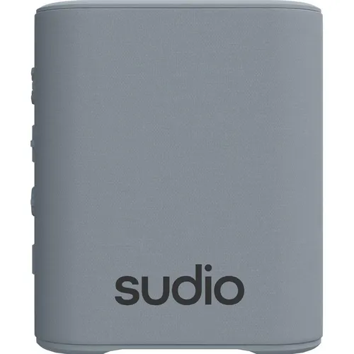 sudio S2 Grau - Tragbarer Bluetooth-Lautsprecher mit kraftvollem Klang - Tragbare Bluetooth-Lautsprecher, IPX5 wasserdicht und bietet bis zu 30 Stunden Spielzeit für ununterbrochenen Musikgenuss überall.