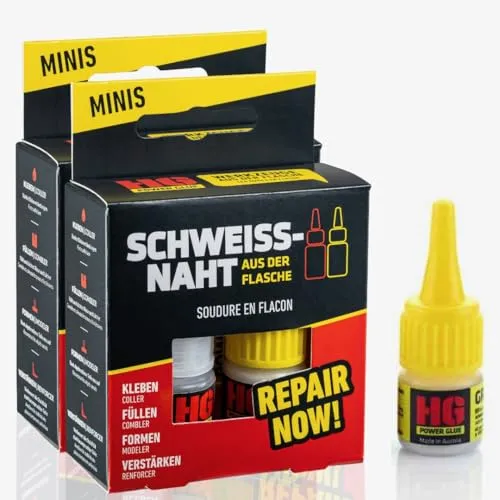HG POWER GLUE MINIs 2+1* Die Schweißnaht aus der Flasche