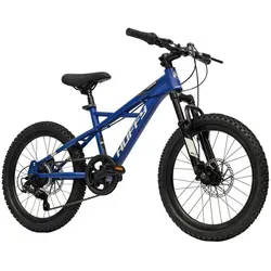 Huffy Korros 20-Zoll Hardtail Mountainbike - Mountainbike mit robustem Stahl-Hardtail-Rahmen, 6 Gängen und All-Terrain-Reifen für Abenteuer in der Natur. Ideal für junge Fahrer, die Kontrolle und Komfort suchen.