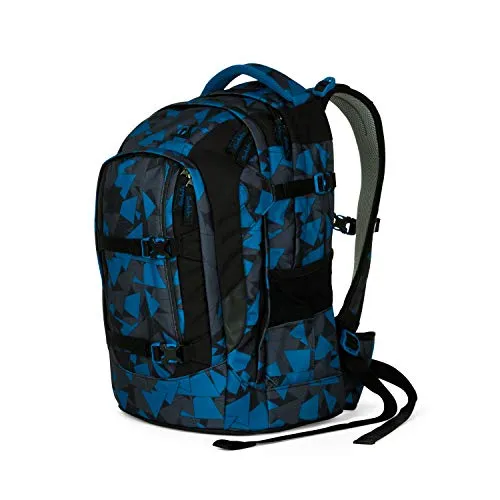 Satch Pack Schulrucksack Blue Triangle