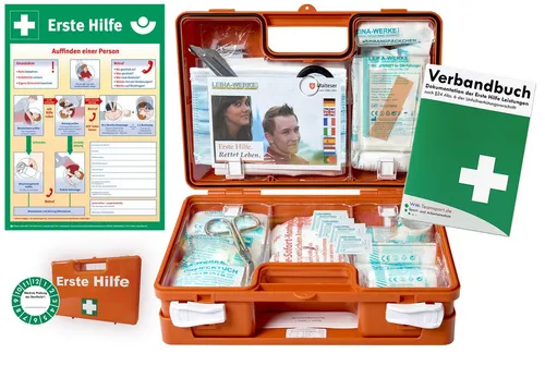 WM-Teamsport Erste-Hilfe-Koffer BG DIN 13157 in orange von WM-Teamsport