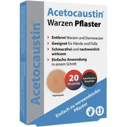 Acetocaustin Warzenpflaster 20 ST