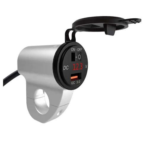 Lumitec 12V Motorrad USB Steckdose US30 – Praktisches USB-Ladegerät - Zuverlässige 12V USB Steckdose für Motorräder, ideal zum Laden von Handys und Navigationsgeräten. Wasserdicht und staubdicht, einfach montierbar und direkt anschließbar.