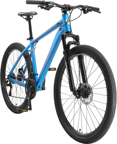 Mountainbike 21 Gang Shimano RD-TY300, 27,5 Zoll für Damen und Herren - Fahrrad mit leichtem Aluminiumrahmen, ideal für Natur und Stadt. Die 21-Gang Kettenschaltung und effektive Bremsen sorgen für Kontrolle und Fahrvergnügen.
