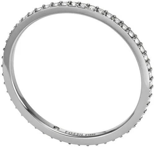 Fossil Damenring JEWELRY JF04687040 aus Edelstahl in silber von Fossil