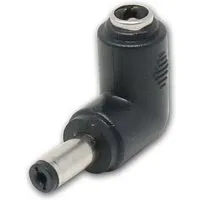 world-trading-net DC Eck-Adapter 21mm Stecker zu 25mm Buchse 90°