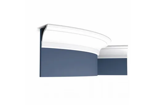 Orac Decor Flexprofil CX127F - Flexible Stuckleiste - Abschlussprofile, hochwertige und flexible Stuckleiste aus Polyurethan, ideal für gebogene Wände und Decken, vorgrundiert und leicht zu verarbeiten.