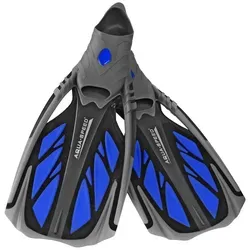 Aqua Speed Flosse INOX – Ergonomisch & kraftsparend Größe 46/47 (Widerstandsfähig & schnelltrocknend – Flossen für Abenteuer), Entwickelt für Freizeit- & Hobby-Schnorchler blau 46/47