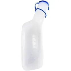 Medi-Inn Urinflasche PP 1000 ml für Männer - 3 Stück - Inkontinenzeinlagen für Männer, autoklavierbare Urinflaschen aus Polypropylen mit großem Volumen von 1000 ml, ideal für die Pflege von bettlägerigen Patienten.