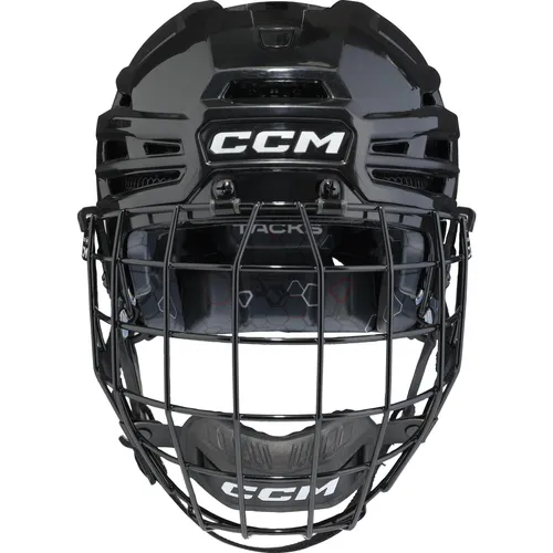 CCM HT920C SR TACKS HF Combo Schwarz S (S) (60323102) - Hochwertiger Hockeyhelm für Sicherheit und Komfort, mit verstellbarem Design für optimalen Sitz und Schutz beim Spiel.