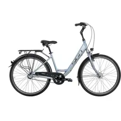 SIGN Cityrad, 7 Gang Shimano NEXUS SG-C3001-7C Schaltwerk, für Damen und Herren grau 41 cm