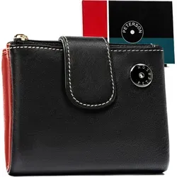 Sk-Geldbörse PTN D24-S-MNK-8529 Schwarz-Multi - Rot/Schwarz