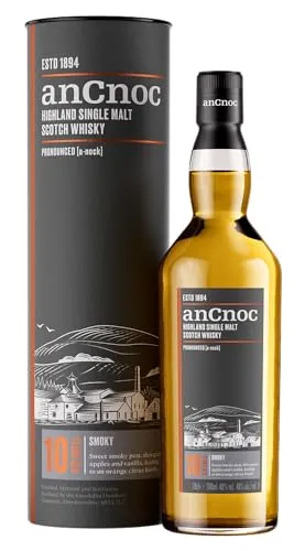 anCnoc 10 Years Old Peated Single Malt Scotch Whisky