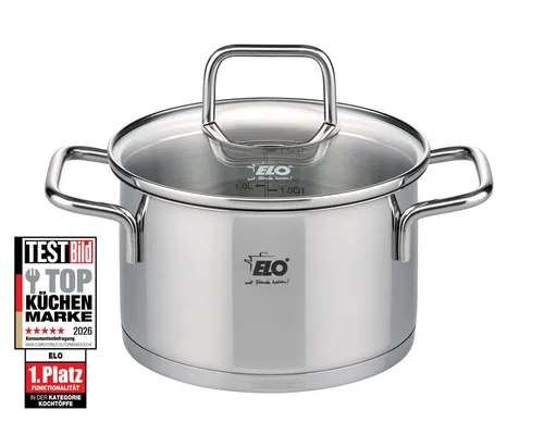 Elo Fleischtopf Citrin, Edelstahl 18/8 (1-tlg), Induktion von ELO