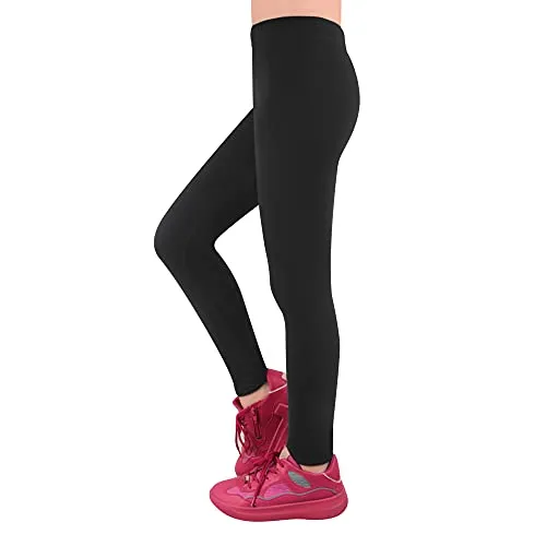 L&K-II Thermoleggings Mädchen Winter Leggings Mädchen gefütterte Kinder Leggings Mädchen 4602 BL 146-152