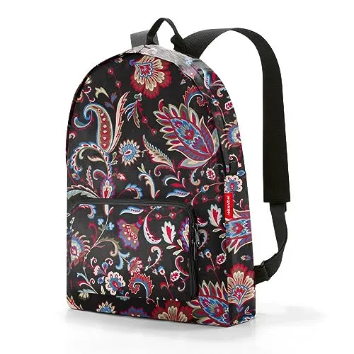 reisenthel mini maxi rucksack paisley black - faltbarer kompakter Rucksack -wasserabweisend