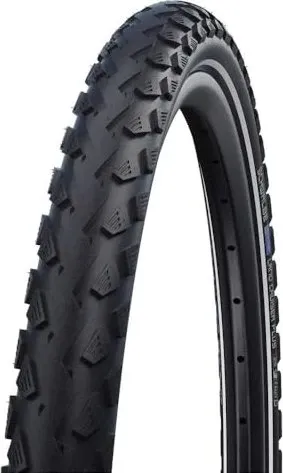 Schwalbe Cruiser Plus Fahrradreifen, Schwarz, Einheitsgröße - Fahrradreifen mit 3 mm starkem PunctureGuard für optimalen Schutz; ideal für Wald- und Feldwege, perfekt für Abenteuerlustige.