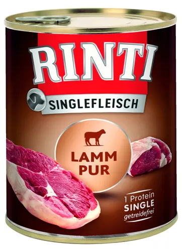 Rinti Singlefleisch Lamm Pur 800 g Adult