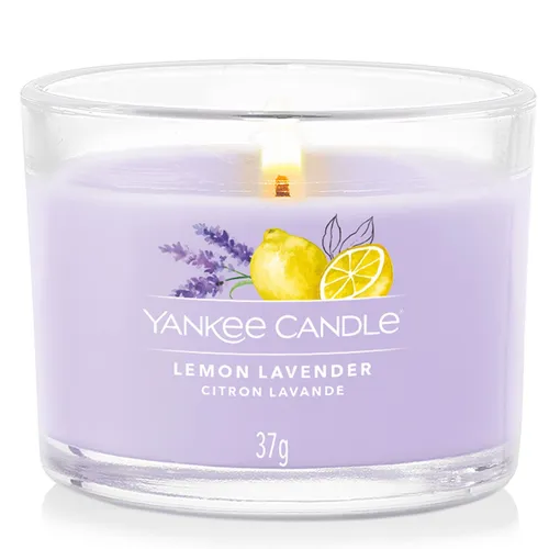 YANKEE CANDLE Glasvotivkerze LEMON LAVENDER  37 g Duftkerze