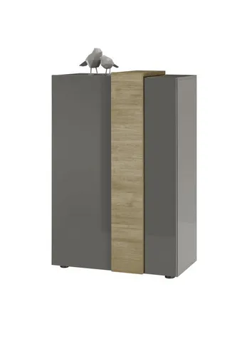 MCA furniture Highboard, Höhe ca. 116 cm grau