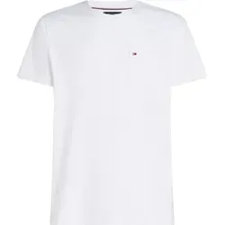 Tommy Hilfiger Herren T-Shirt Kurzarm Essential Solid mit Brusttasche, Weiß (White), XXL - T-Shirts für Herren, aus 100% Baumwolle für höchsten Tragekomfort, ideal für Alltag und Büro, mit Tommy Hilfiger Logo für einen lässigen Look.