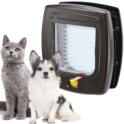 Ferplast Hundeklappe SWING 5 für Katzen und kleine Hunde