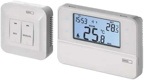EMOS P5616OT OpenTherm Raumthermostat, programmierbar, kabello, weiß (2101307000)