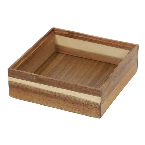 Organizer aus Holz HEDO für Schublade, 15 x 15 x 5 cm