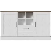 Elegantes Sideboard Weiß mit 2 Türen und 2 Schubladen