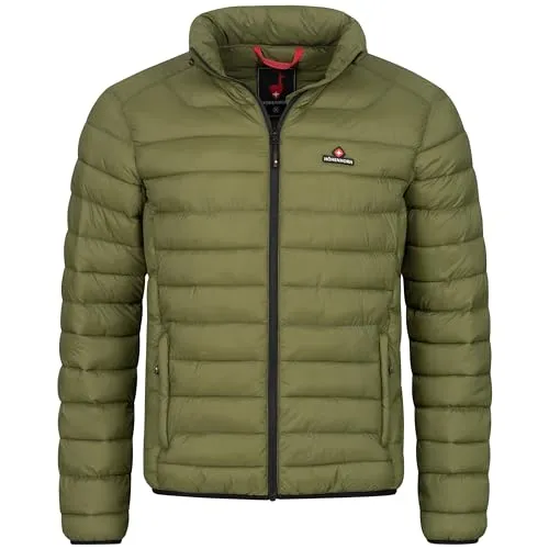 Höhenhorn Balmhorn Herren Jacke Grün Gr. S - Funktionsjacke für den Übergang: Diese stylische und langlebige Jacke bietet effektive Wärmeisolierung und praktische Details wie Reißverschlusstaschen und eine verstaubare Kapuze.