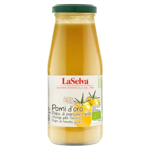 La Selva Bio Pomi d'oro - Stückige gelbe Tomaten (1 x 425 gr)