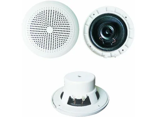 OMNITRONIC WF-4 Wetterfester 2-Wege-Einbaulautsprecher | 20W RMS / 8 Ohm Ø141 mm | mit 10 cm Tieftöner (4