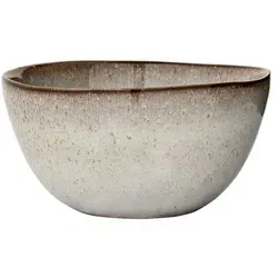 Bloomingville Sandrine Schale, Natur, Steingut von Bloomingville