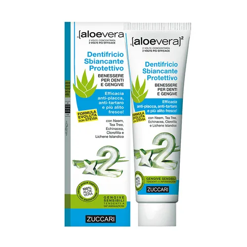 AloeVera2 Zuccari Schützende Whitening-Zahnpasta 100ml
