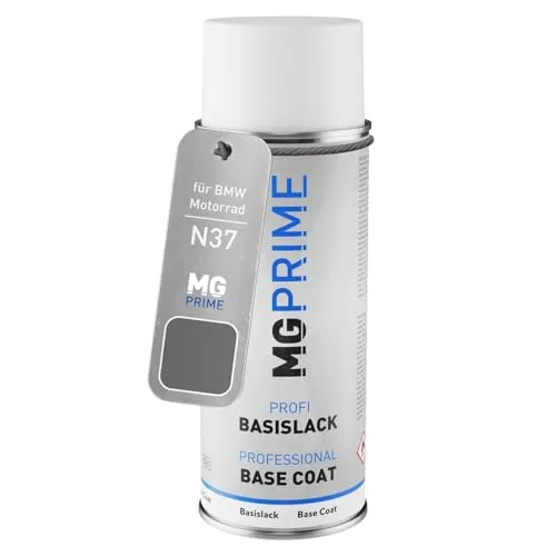 MG PRIME Motorradlack Spraydose für BMW Motorrad N37 Silk Metallic Basislack Sprühdose 400ml