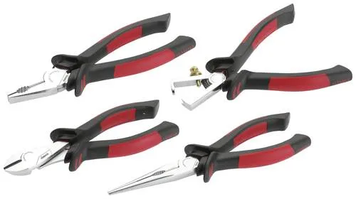 Cimco 104020 VDE Zangen-Set 4teilig - Zangen-Sets für sichere Elektroarbeiten, geprüft nach VDE-Norm und ideal für professionelle Handwerker.