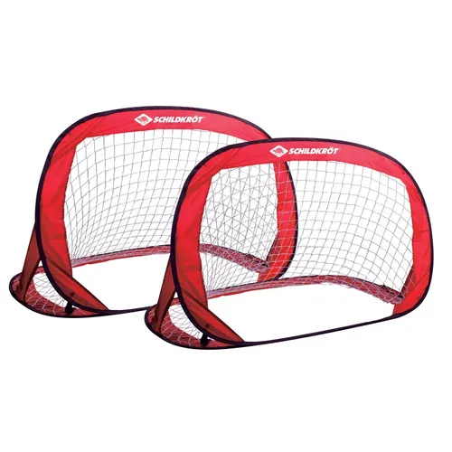 Schildkröt Pop-Up-Goals 2er Set – Transportable Tore 120x80x80 cm - Tore & Netze, faltbare Pop-Up-Tore ideal für Fußball und Hockey, leicht transportabel und perfekt für den Garten.